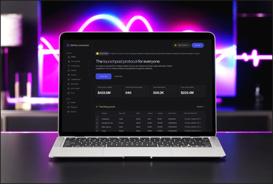 SoliMax interface